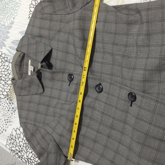 🔥Lined plaid blazer sz 14 - Picture 5 of 10